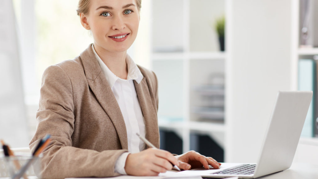 Accountant in office